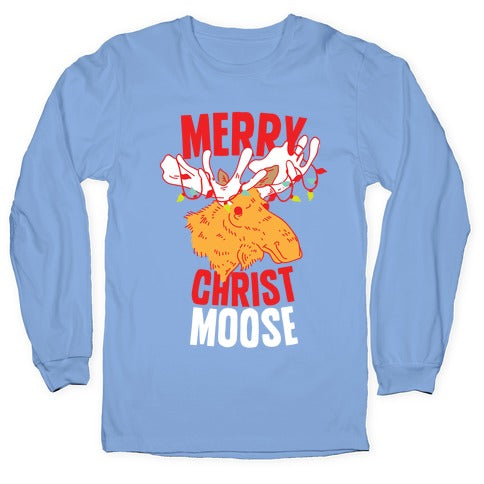 Merry Christ-Moose Longsleeve Tee